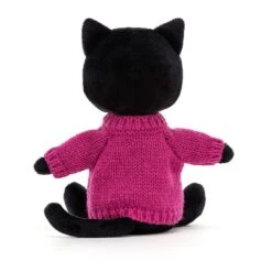 Jellycat Knuffel Kat Kniten Kitten Fuschia -Kinderproducten image 1018