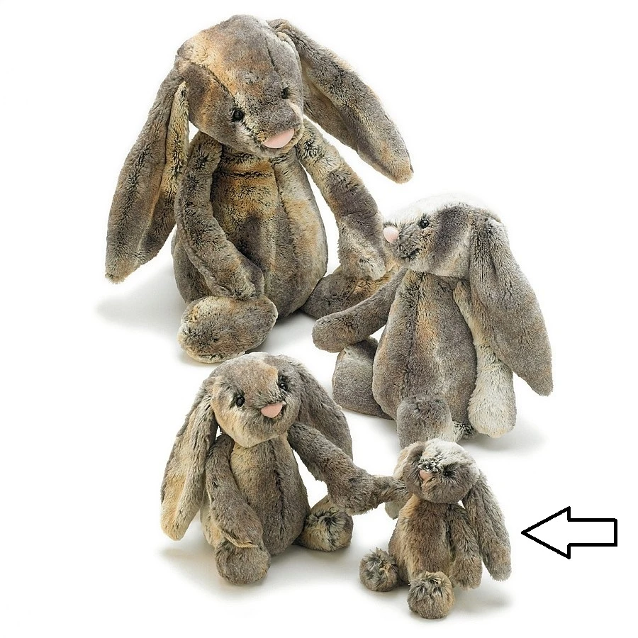Jellycat Knuffel Konijn Bashful Cottontail Bunny Small 4 Jellycat Knuffel Konijn Bashful Cottontail Bunny Small - Afbeelding 4