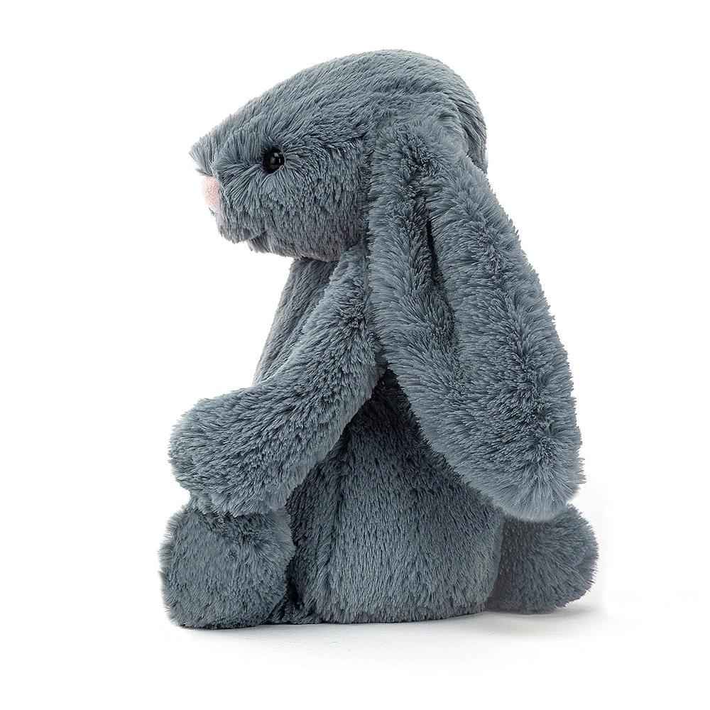 Jellycat Knuffel Konijn Bashful Dusky Blue Bunny Small 2 Jellycat Knuffel Konijn Bashful Dusky Blue Bunny Small - Afbeelding 2