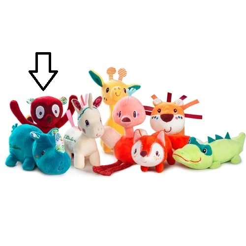 Lilliputiens Knuffel George De Maki Minifiguur 2 Lilliputiens Knuffel George De Maki Minifiguur - Afbeelding 2