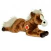 Hermann Teddy Knuffel Paard Liggend Bruin 51 Cm
