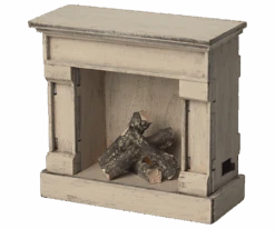 Maileg Open Haard Gebroken Wit