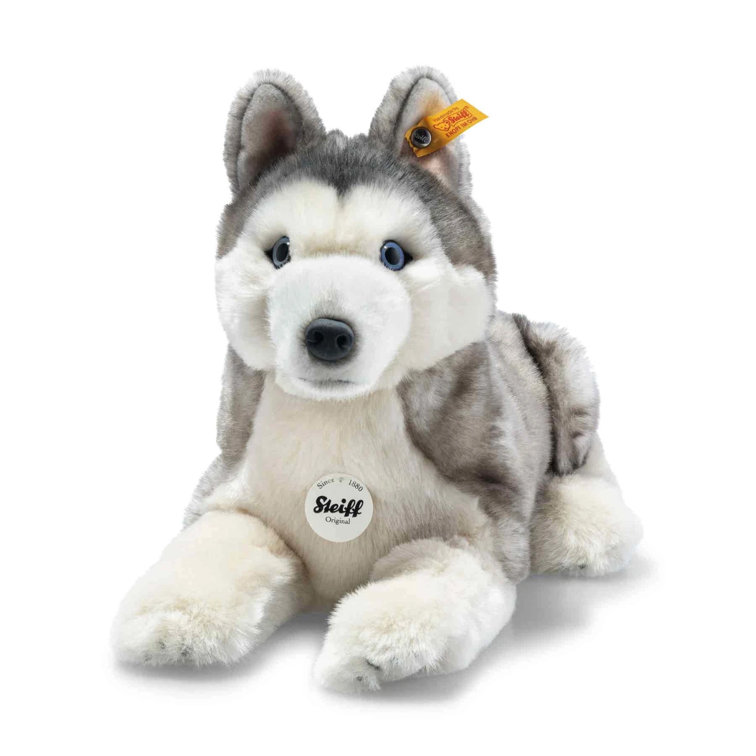 Steiff Knuffel Hond Bernie Husky 33cm 1 Steiff Knuffel Hond Bernie Husky 33cm