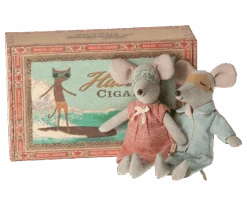 Maileg Knuffelmuis Vader En Moeder In Sigarendoosje -Kinderproducten image 154