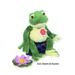 Hermann Teddy Knuffel Kikker Zittend