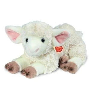 Hermann Teddy Knuffel Schaap Lammetje Liggend 2 Hermann Teddy Knuffel Schaap Lammetje Liggend - Afbeelding 2