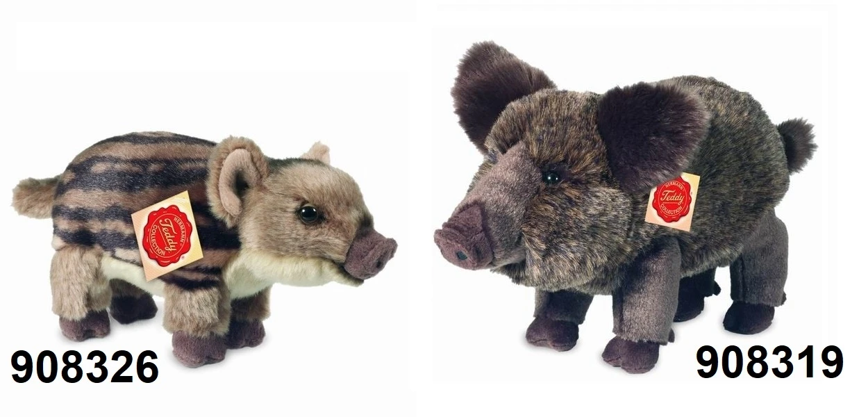 Hermann Teddy Knuffel Wild Zwijn Jong 2 Hermann Teddy Knuffel Wild Zwijn Jong - Afbeelding 2
