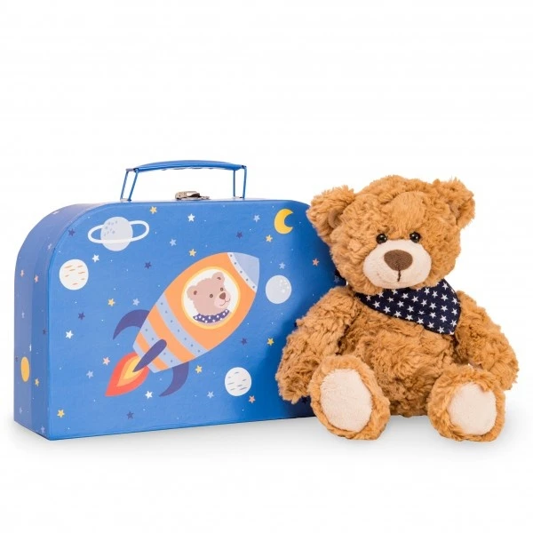 Hermann Teddy Knuffel Teddybeer Ferdi Met Koffer 1 Hermann Teddy Knuffel Teddybeer Ferdi Met Koffer