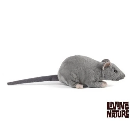 Living Nature Knuffel Rat Met Geluid 2 Living Nature Knuffel Rat Met Geluid - Afbeelding 2
