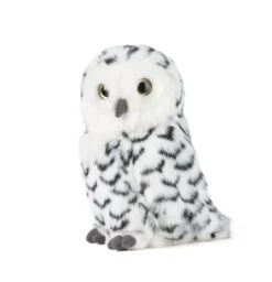 Living Nature Knuffel Sneeuwuil Met Draaiend Hoofd