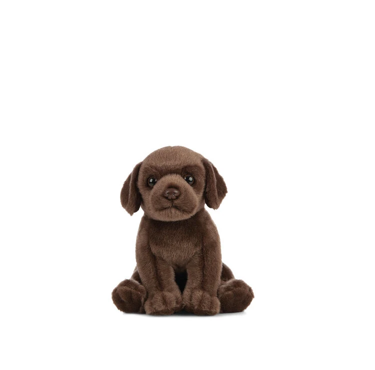 Living Nature Knuffel Hond Puppy Labrador Chocoladebruin 2 Living Nature Knuffel Hond Puppy Labrador Chocoladebruin - Afbeelding 2