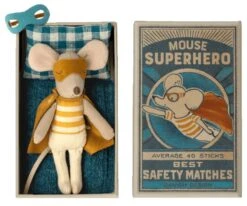 Maileg Knuffelmuis Super Hero Little Brother In Luciferdoosje -Kinderproducten image 414
