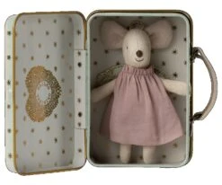 Maileg Knuffelmuis Angel Muis In Koffer 7cm