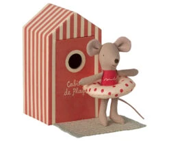 Maileg Knuffelmuis Kleine Zus In Cabin De Plage 11 Cm -Kinderproducten image 526