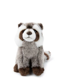 WWF Knuffel Raccoon Black White 23 Cm