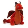 Jellycat Knuffel Draak Paprika Dragon