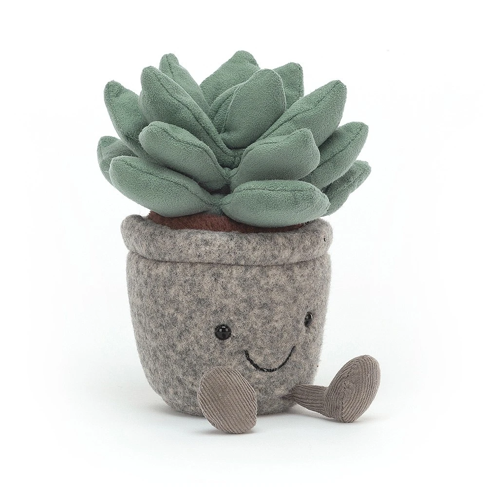 Jellycat Knuffel Plant Silly Succulent Azulita 1 Jellycat Knuffel Plant Silly Succulent Azulita