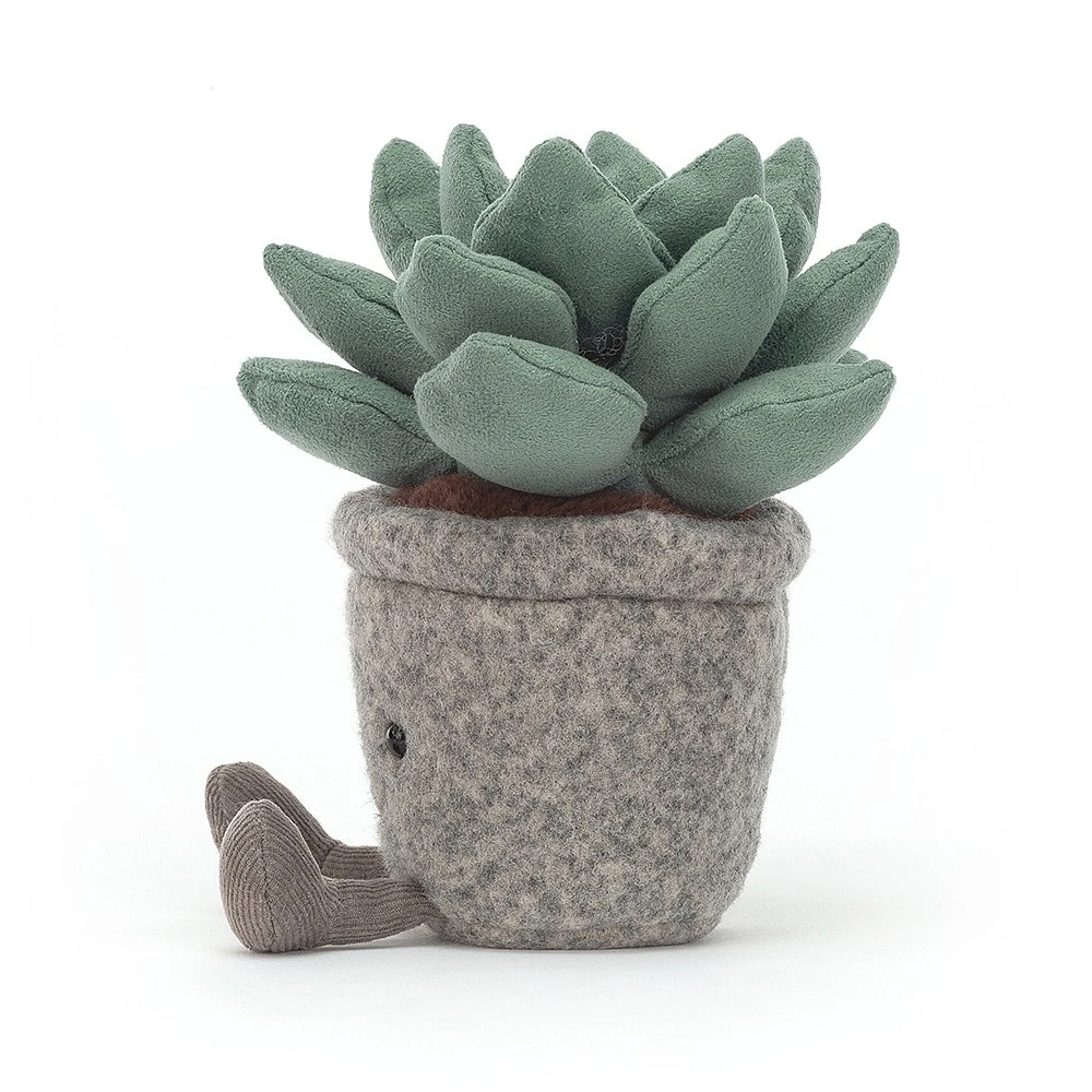 Jellycat Knuffel Plant Silly Succulent Azulita 2 Jellycat Knuffel Plant Silly Succulent Azulita - Afbeelding 2