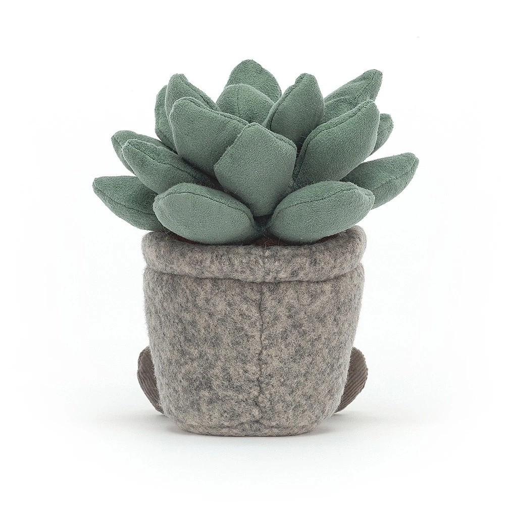 Jellycat Knuffel Plant Silly Succulent Azulita 3 Jellycat Knuffel Plant Silly Succulent Azulita - Afbeelding 3