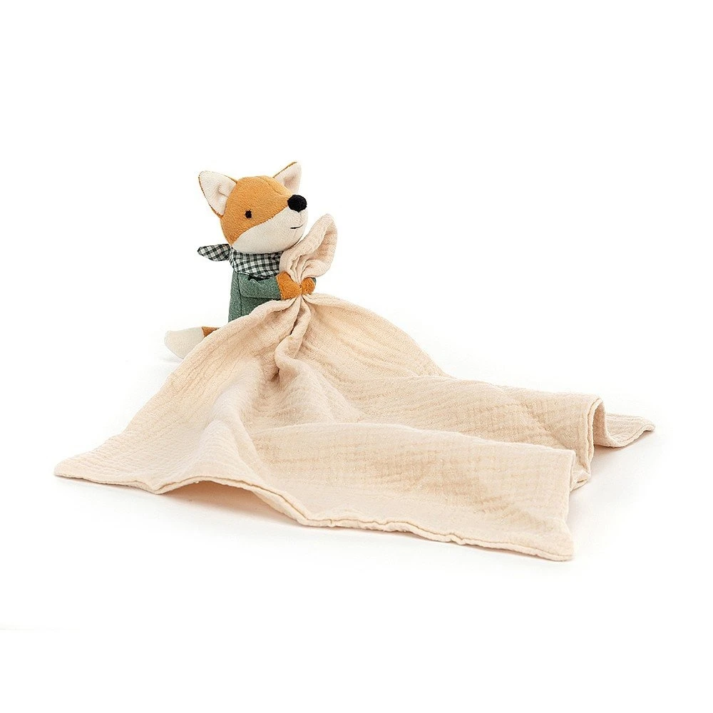 Jellycat Knuffeldoek Vos Little Rambler Fox Soother 1 Jellycat Knuffeldoek Vos Little Rambler Fox Soother