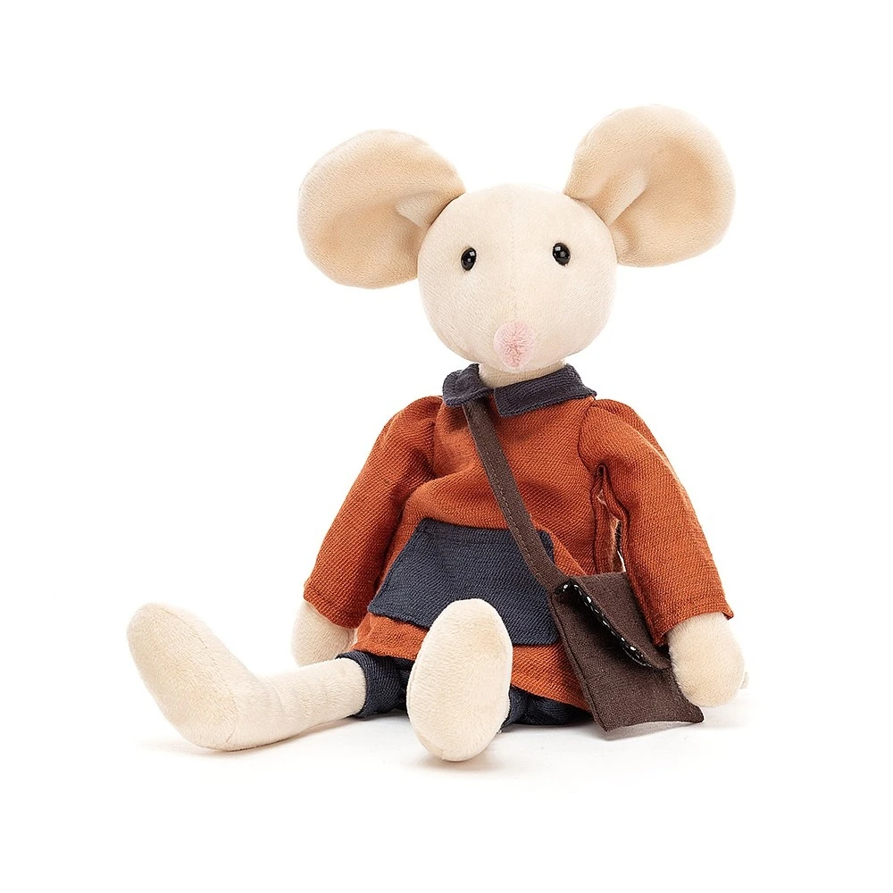 Jellycat Knuffel Muis Pedlar Mouse 1 Jellycat Knuffel Muis Pedlar Mouse